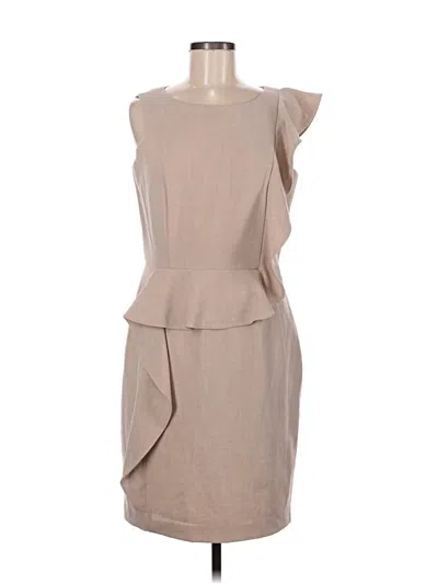 Pre-owned Calvin Klein Cocktail Dress In Brown
