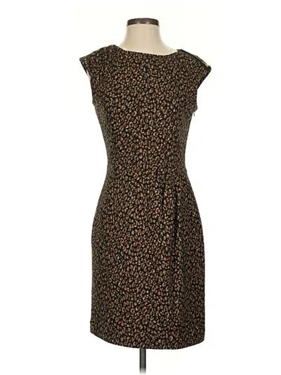 Pre-owned Calvin Klein Cocktail Dress In Brown