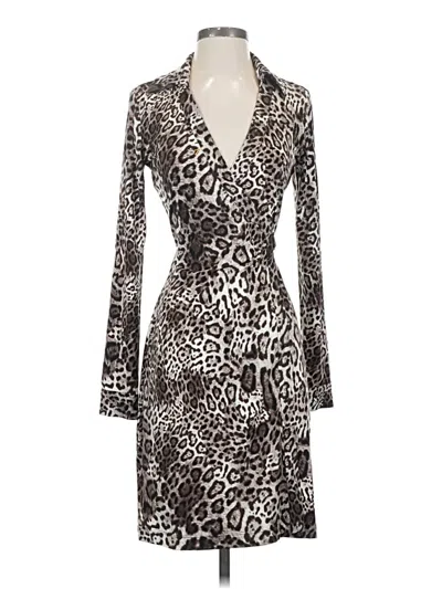 Pre-owned Calvin Klein Cocktail Dress In Brown