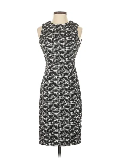 Pre-owned Calvin Klein Cocktail Dress In Gray