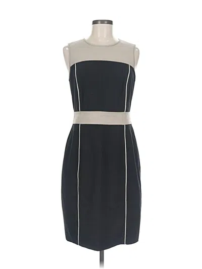 Pre-owned Calvin Klein Cocktail Dress In Gray