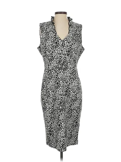 Pre-owned Calvin Klein Cocktail Dress In Gray