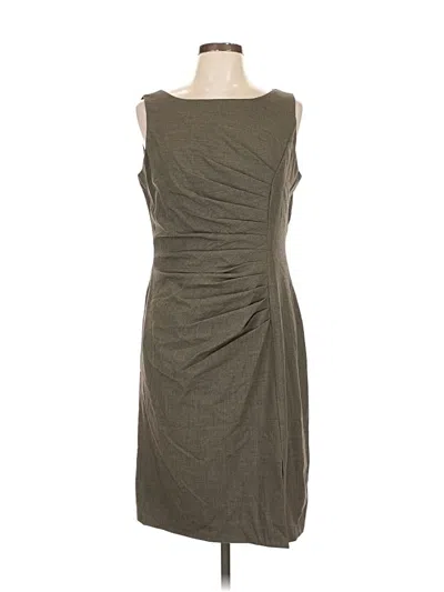 Pre-owned Calvin Klein Cocktail Dress In Gray