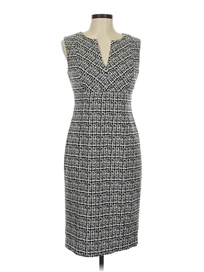 Pre-owned Calvin Klein Cocktail Dress In Gray