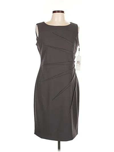 Calvin Klein Cocktail Dress In Gray