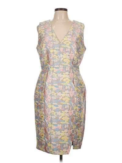 Pre-owned Calvin Klein Cocktail Dress In Gray