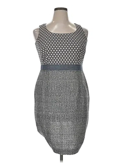 Pre-owned Calvin Klein Cocktail Dress In Gray