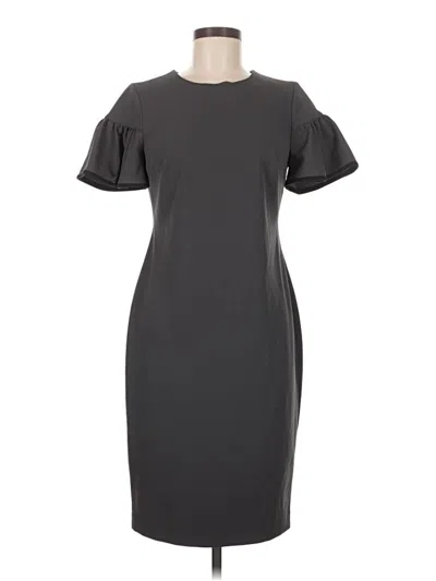 Pre-owned Calvin Klein Cocktail Dress In Gray