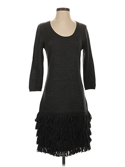 Pre-owned Calvin Klein Cocktail Dress In Gray