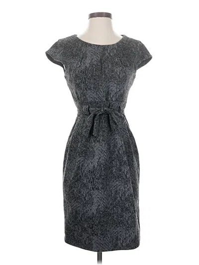 Pre-owned Calvin Klein Cocktail Dress In Gray