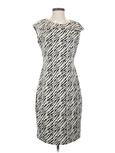Pre-owned Calvin Klein Cocktail Dress In Gray