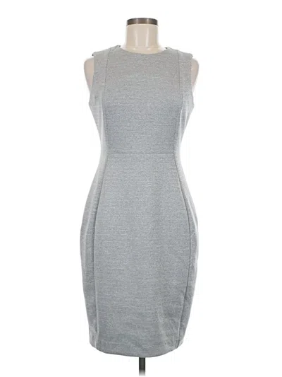 Pre-owned Calvin Klein Cocktail Dress In Gray