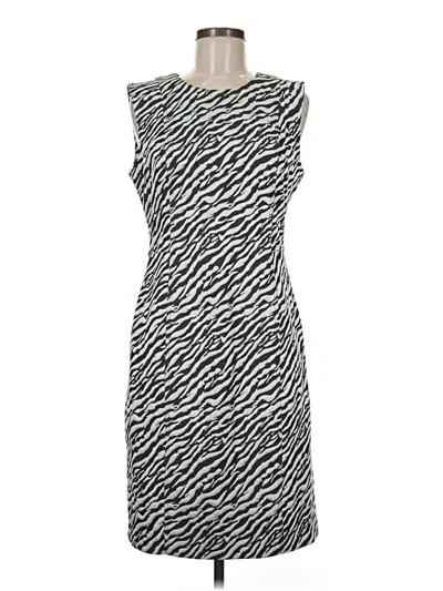 Pre-owned Calvin Klein Cocktail Dress In Gray