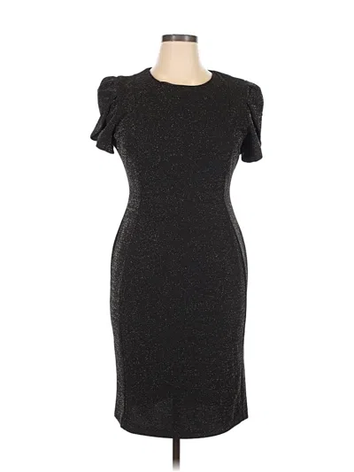 Pre-owned Calvin Klein Cocktail Dress In Gray