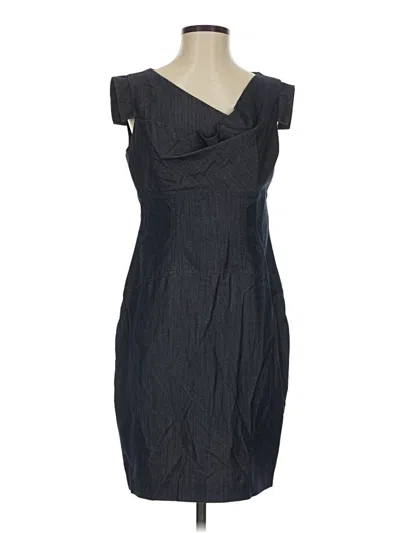 Pre-owned Calvin Klein Cocktail Dress In Gray