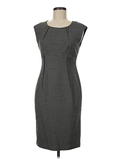 Pre-owned Calvin Klein Cocktail Dress In Gray
