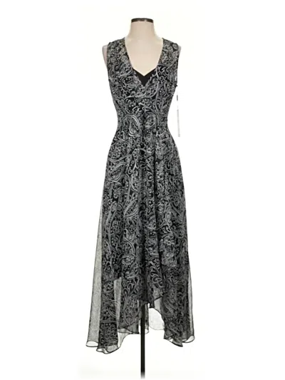 Pre-owned Calvin Klein Cocktail Dress In Gray