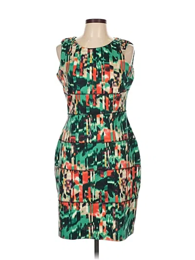 Pre-owned Calvin Klein Cocktail Dress In Green