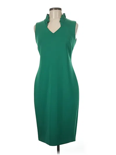 Pre-owned Calvin Klein Cocktail Dress In Green