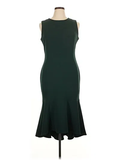 Pre-owned Calvin Klein Cocktail Dress In Green