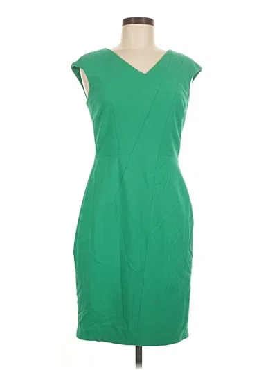 Pre-owned Calvin Klein Cocktail Dress In Green