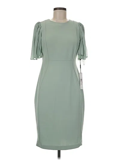Pre-owned Calvin Klein Cocktail Dress In Green