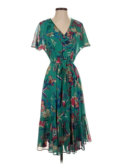 Pre-owned Calvin Klein Cocktail Dress In Green