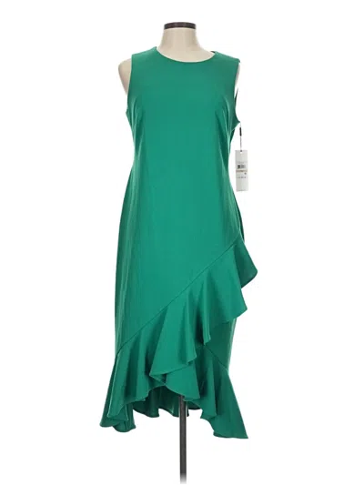 Pre-owned Calvin Klein Cocktail Dress In Green
