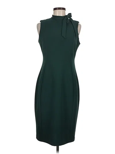 Pre-owned Calvin Klein Cocktail Dress In Green