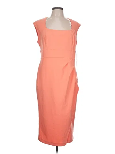 Calvin Klein Cocktail Dress In Orange