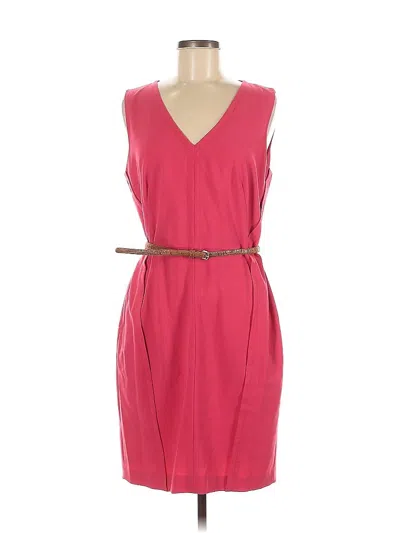 Pre-owned Calvin Klein Cocktail Dress In Pink