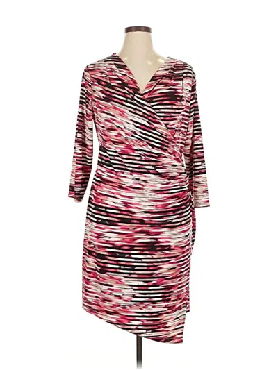 Pre-owned Calvin Klein Cocktail Dress In Pink