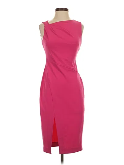 Pre-owned Calvin Klein Cocktail Dress In Pink