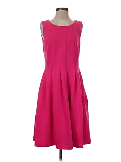 Pre-owned Calvin Klein Cocktail Dress In Pink