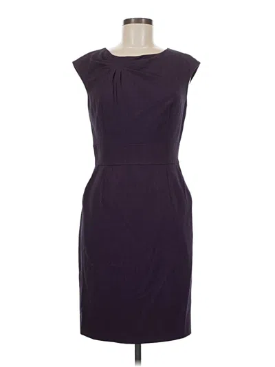 Pre-owned Calvin Klein Cocktail Dress In Purple