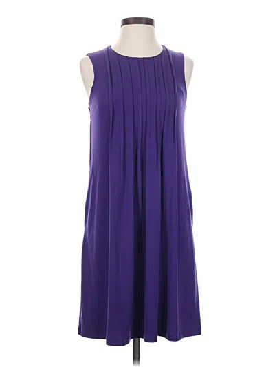 Pre-owned Calvin Klein Cocktail Dress In Purple