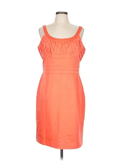 Pre-owned Calvin Klein Cocktail Dress In Red