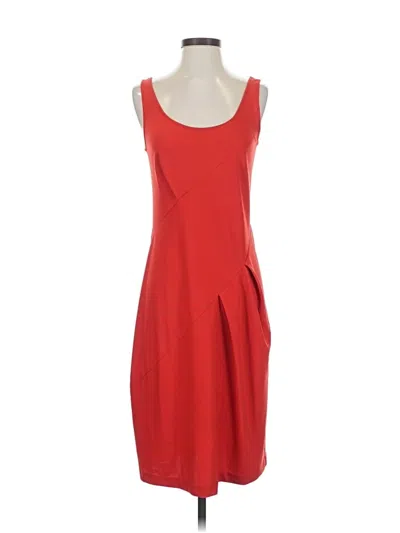 Pre-owned Calvin Klein Cocktail Dress In Red