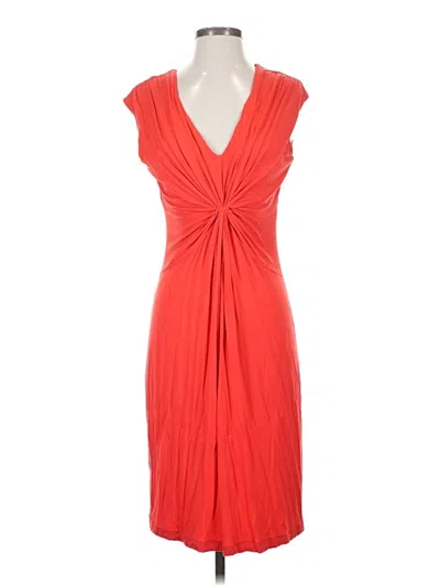 Pre-owned Calvin Klein Cocktail Dress In Red