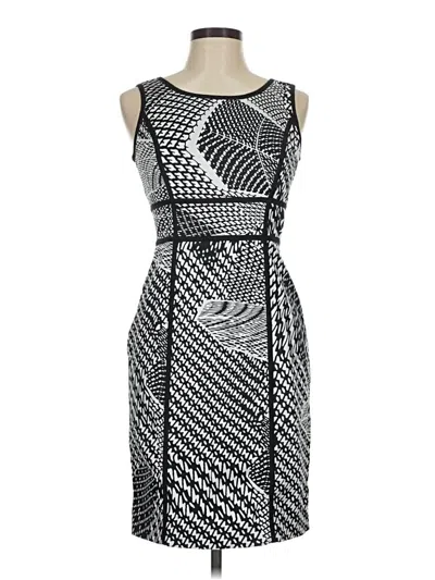 Pre-owned Calvin Klein Cocktail Dress In Silver