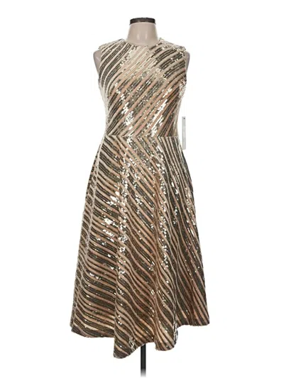 Pre-owned Calvin Klein Cocktail Dress In Silver