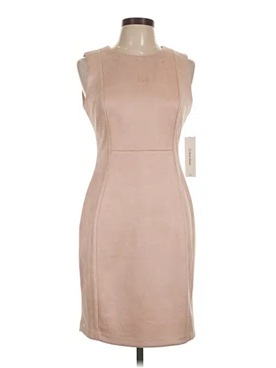 Calvin Klein Cocktail Dress In Neutral