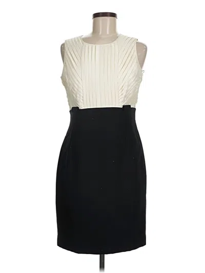 Pre-owned Calvin Klein Cocktail Dress In White