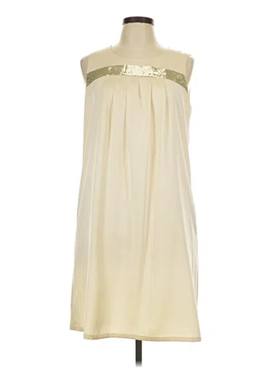 Pre-owned Calvin Klein Cocktail Dress In White