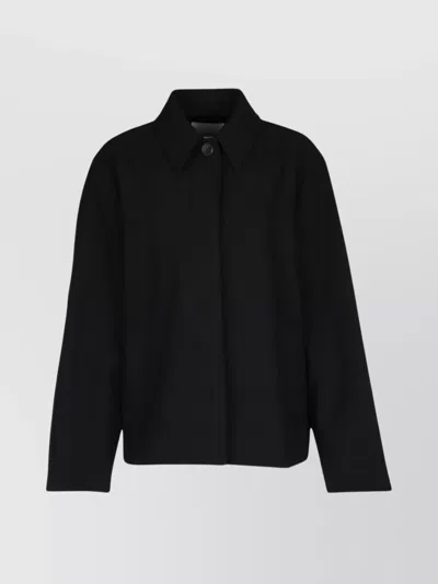 CALVIN KLEIN COLLARED NECK TWILL WAISTCOAT