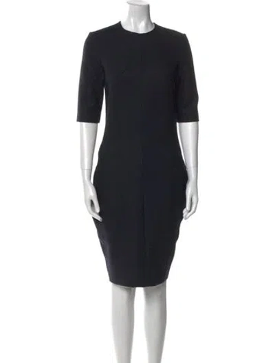 Pre-owned Calvin Klein Collection 2010's Midi Length Dress In Black