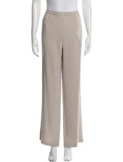 Pre-owned Calvin Klein Collection 2010's Wide Leg Pants In Gray
