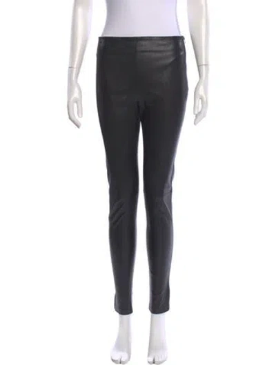 Pre-owned Calvin Klein Collection 2016 Skinny Leg Pants In Black