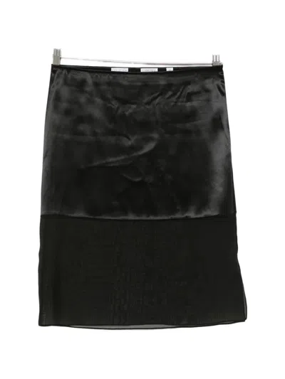 Calvin Klein Collection Anika Skirt In Black