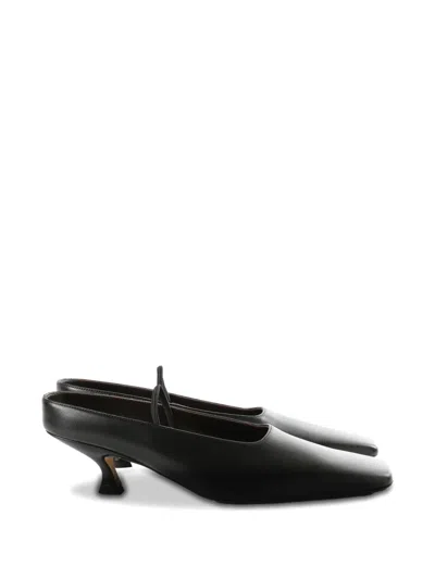 Calvin Klein Collection Anna Mules In Black